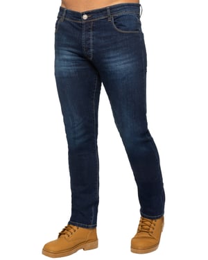 Enzo Herren Slim Stretch Denim Jeans
